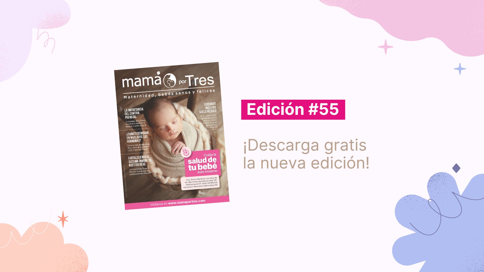 edición 55 mamá por tres