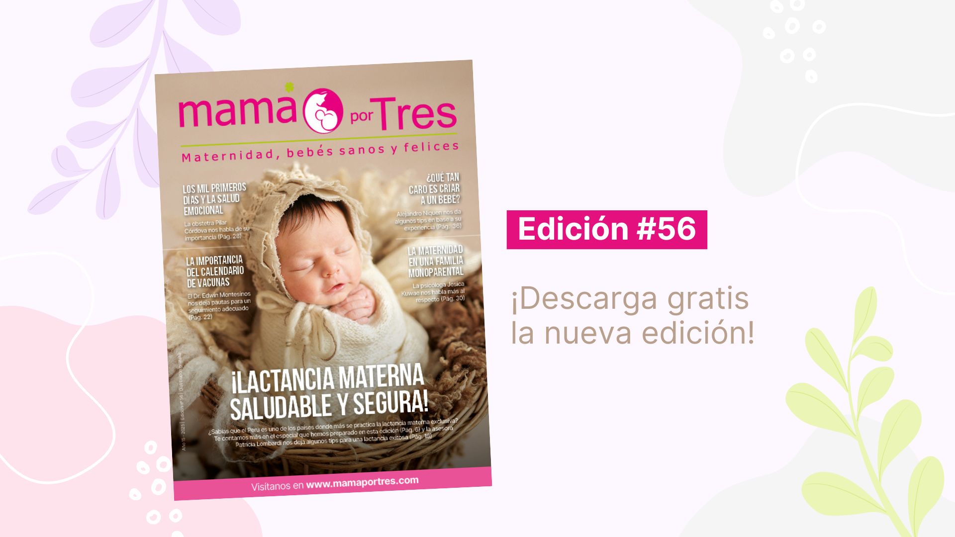 edición 56 mamá por tres